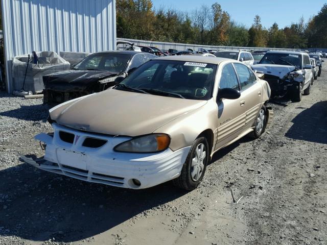 1G2NF52F72C109273 - 2002 PONTIAC GRAND AM S TAN photo 2