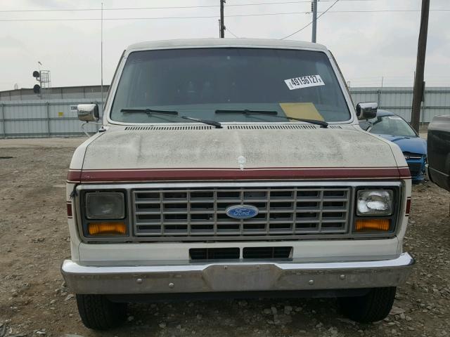 1FDDE14N7HHA54564 - 1987 FORD ECONOLINE WHITE photo 9