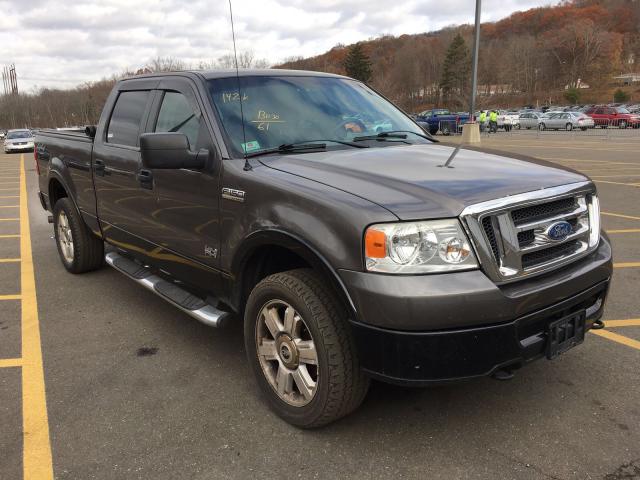 1FTRW14W68KD45480 - 2008 FORD F150 SUPER GRAY photo 1