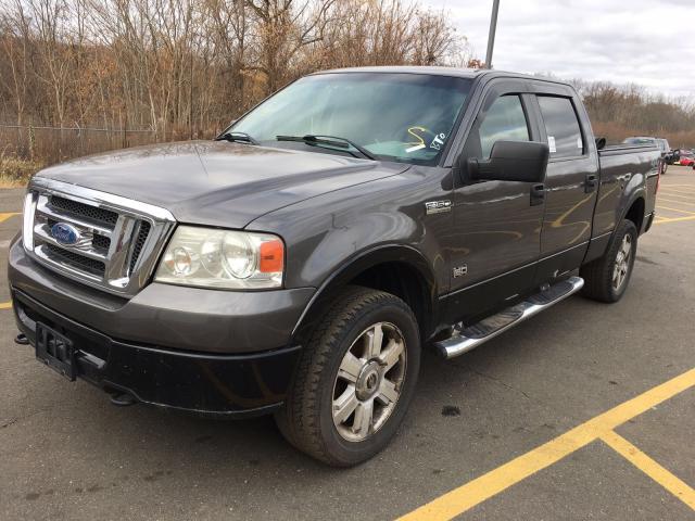 1FTRW14W68KD45480 - 2008 FORD F150 SUPER GRAY photo 2