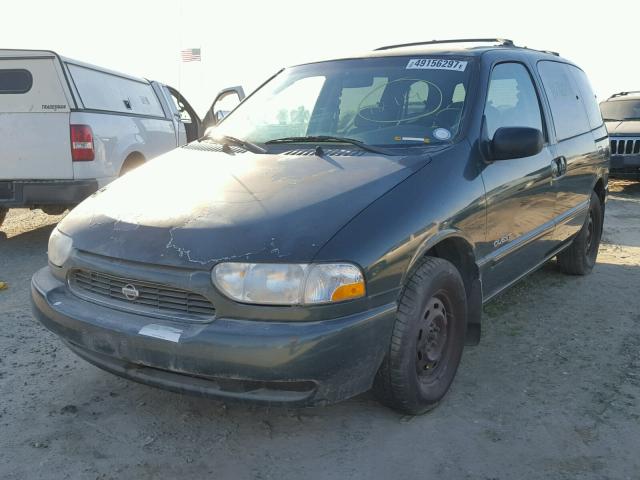 4N2XN11T4XD829104 - 1999 NISSAN QUEST SE GREEN photo 2