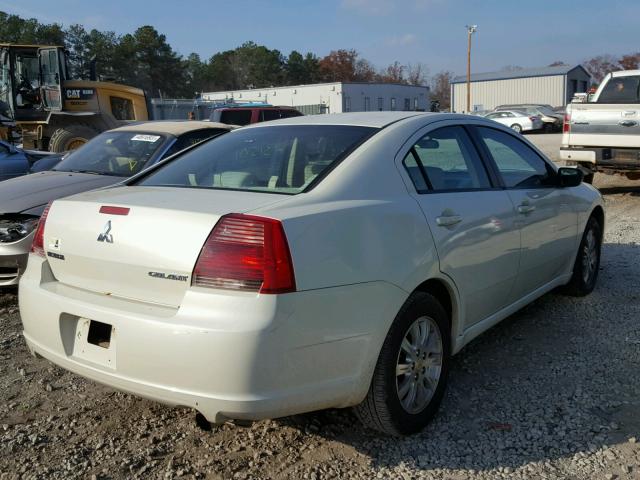 4A3AB36F58E009235 - 2008 MITSUBISHI GALANT ES WHITE photo 4