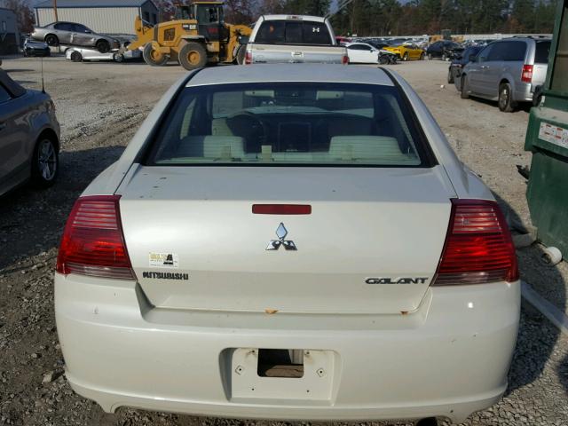 4A3AB36F58E009235 - 2008 MITSUBISHI GALANT ES WHITE photo 9