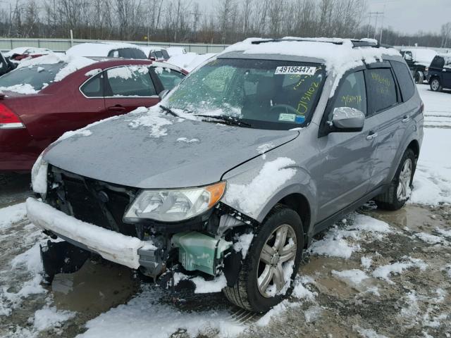 JF2SH64609H744992 - 2009 SUBARU FORESTER 2 SILVER photo 2