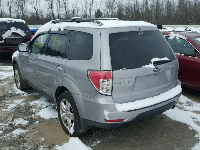 JF2SH64609H744992 - 2009 SUBARU FORESTER 2 SILVER photo 3