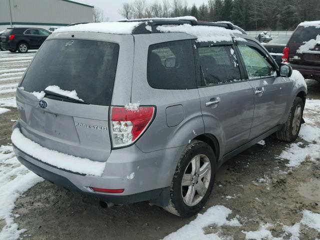 JF2SH64609H744992 - 2009 SUBARU FORESTER 2 SILVER photo 4