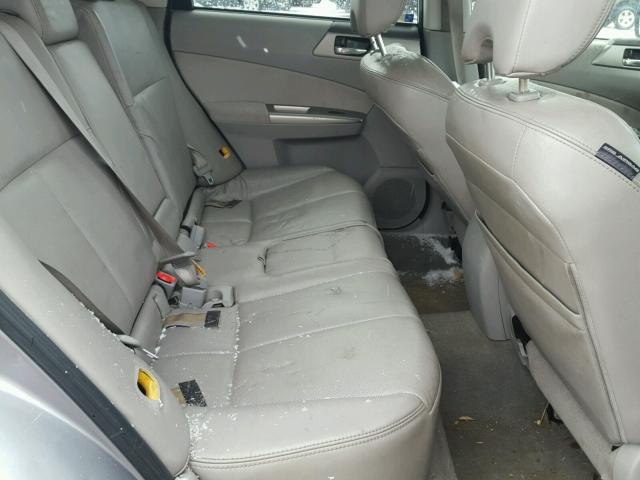 JF2SH64609H744992 - 2009 SUBARU FORESTER 2 SILVER photo 6