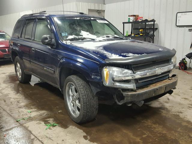 1GNDT13S822447931 - 2002 CHEVROLET TRAILBLAZE BLUE photo 1