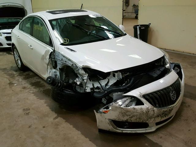 2G4GN5EX1F9298944 - 2015 BUICK REGAL PREM WHITE photo 1