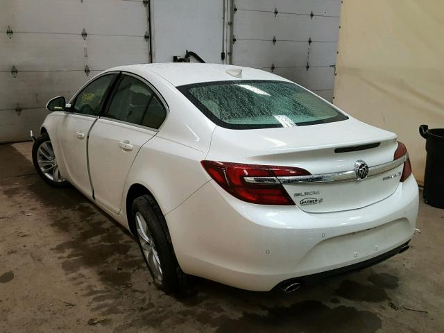 2G4GN5EX1F9298944 - 2015 BUICK REGAL PREM WHITE photo 3