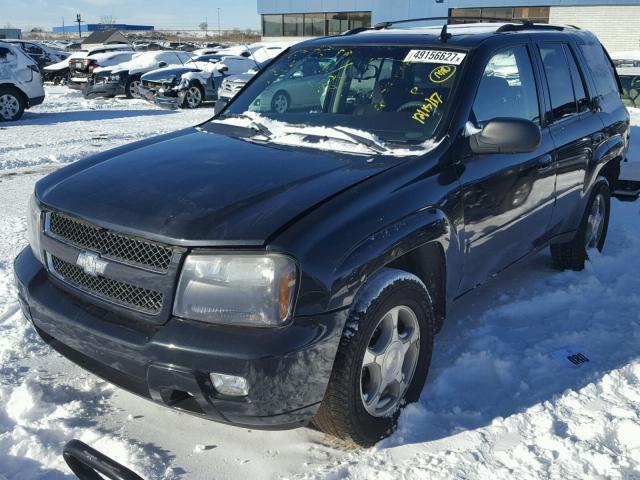 1GNDS33S692113583 - 2009 CHEVROLET TRAILBLAZE BLACK photo 2