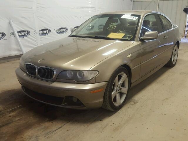 WBABD33425PL08568 - 2005 BMW 325 CI GOLD photo 2