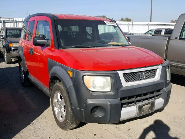 5J6YH28685L008847 - 2005 HONDA ELEMENT EX RED photo 1