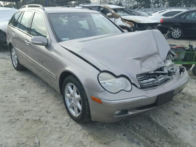 WDBRH61J04F453563 - 2004 MERCEDES-BENZ C 240 SPOR SILVER photo 1