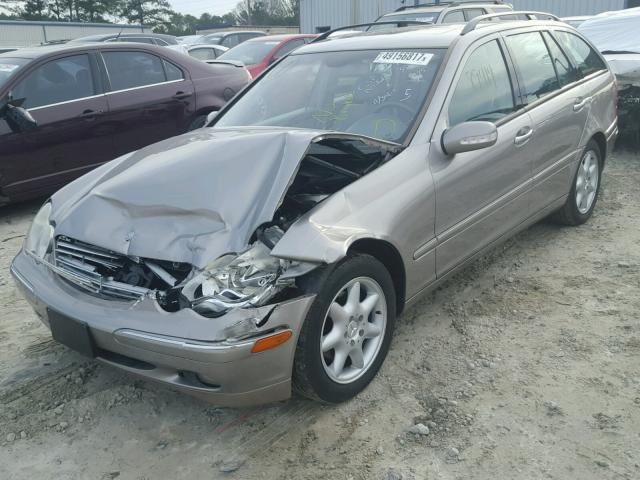 WDBRH61J04F453563 - 2004 MERCEDES-BENZ C 240 SPOR SILVER photo 9