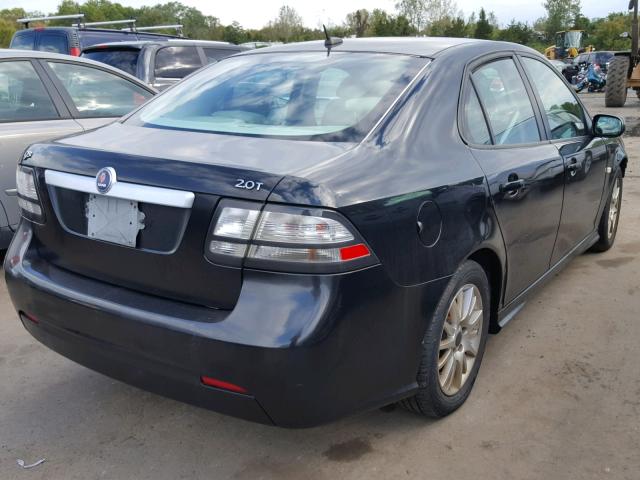 YS3FB49Y691009614 - 2009 SAAB 9-3 2.0T BLACK photo 4