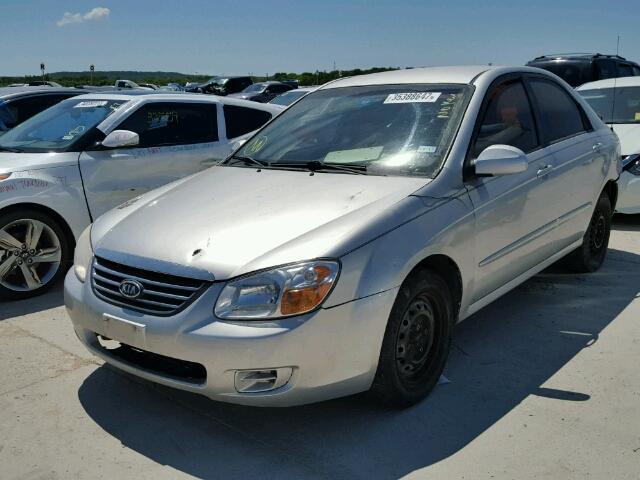 KNAFE221195610015 - 2009 KIA SPECTRA EX SILVER photo 2