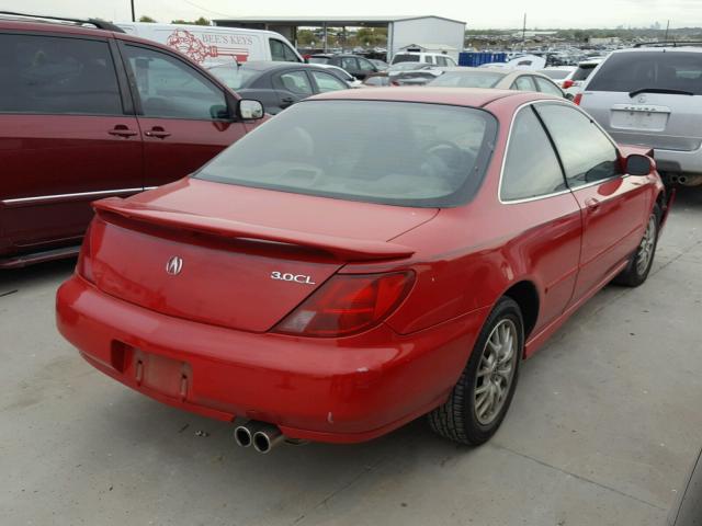 19UYA2251XL014083 - 1999 ACURA 3.0CL RED photo 4