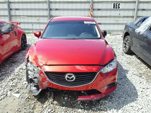 JM1GL1U53H1129888 - 2017 MAZDA 6 SPORT RED photo 9