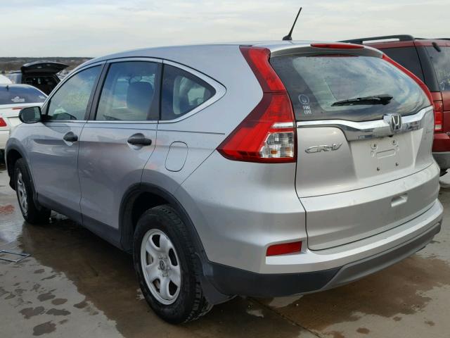 3CZRM3H31FG710258 - 2015 HONDA CR-V LX GRAY photo 3