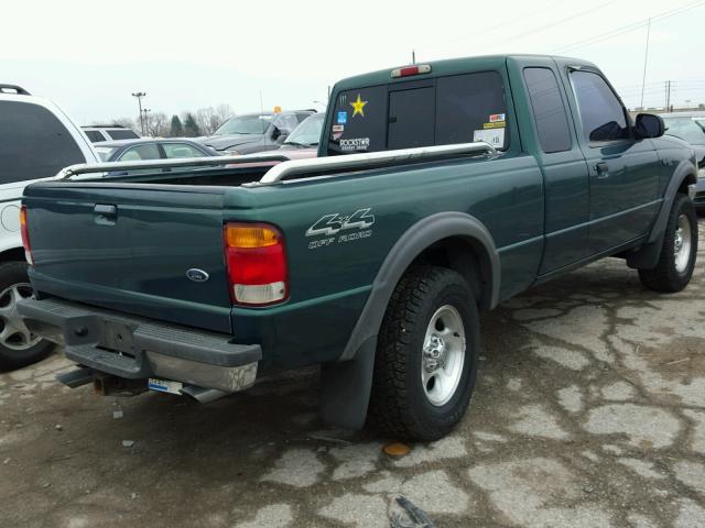 1FTZR15X8XTA01477 - 1999 FORD RANGER SUP GREEN photo 4