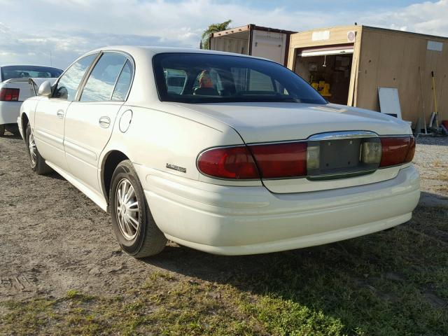 1G4HP54K424243079 - 2002 BUICK LESABRE CU WHITE photo 3