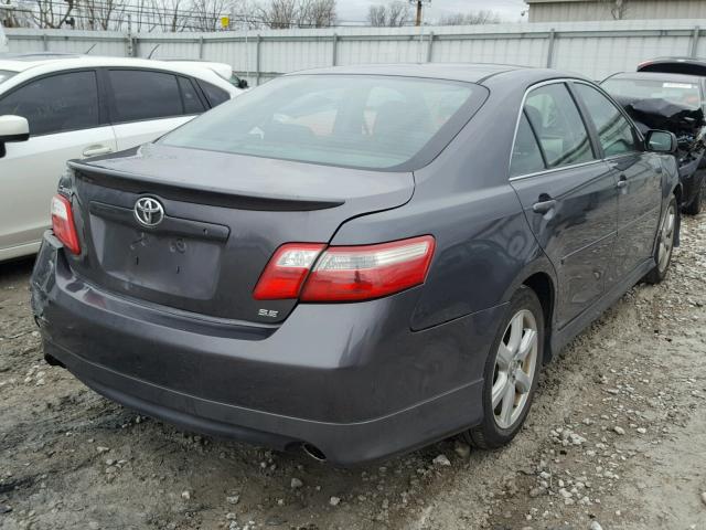 4T1BK46K67U034297 - 2007 TOYOTA CAMRY NEW GRAY photo 4