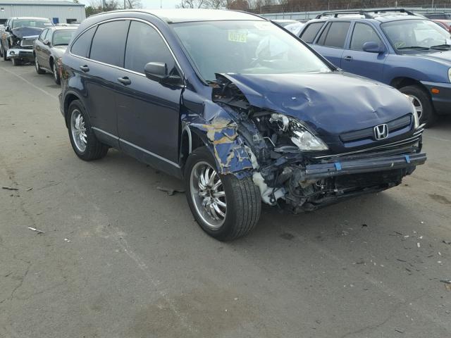 JHLRE483X9C007096 - 2009 HONDA CR-V LX BLUE photo 1