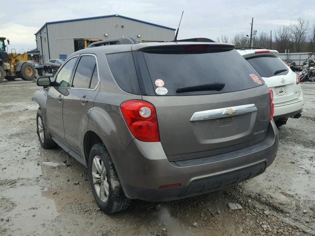 2CNALDECXB6344527 - 2011 CHEVROLET EQUINOX LT GRAY photo 3