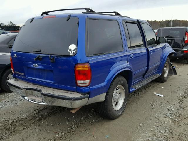 1FMZU32EXXZA30744 - 1999 FORD EXPLORER BLUE photo 4