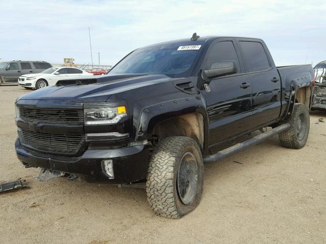 3GCUKSEC1HG259923 - 2017 CHEVROLET SILVERADO BLACK photo 2