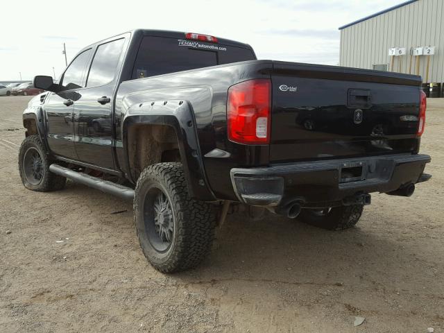 3GCUKSEC1HG259923 - 2017 CHEVROLET SILVERADO BLACK photo 3