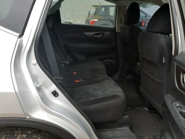 5N1AT2MV3EC873756 - 2014 NISSAN ROGUE S SILVER photo 6