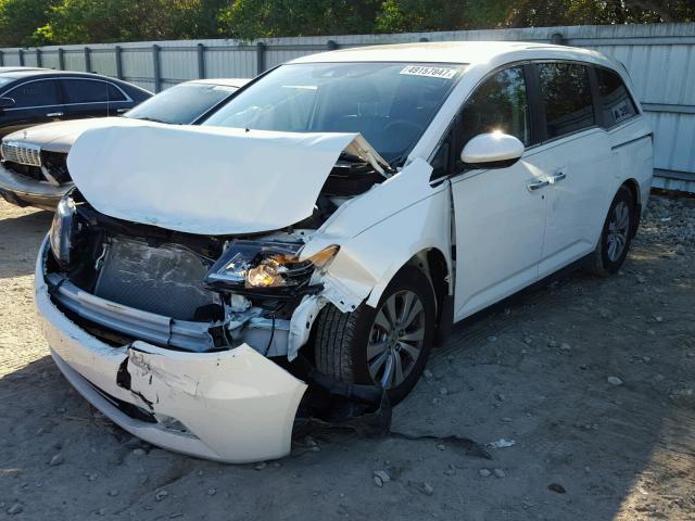 5FNRL5H69GB168316 - 2016 HONDA ODYSSEY EX WHITE photo 2