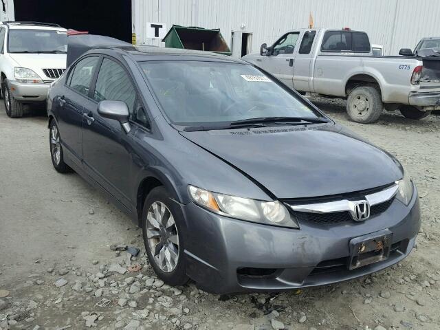 2HGFA16849H306185 - 2009 HONDA CIVIC EX GRAY photo 1