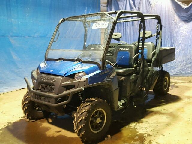 4XAWH7EA6D2704959 - 2013 POLARIS RANGER 800 BLUE photo 2