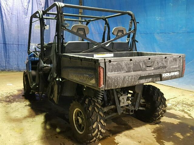 4XAWH7EA6D2704959 - 2013 POLARIS RANGER 800 BLUE photo 3