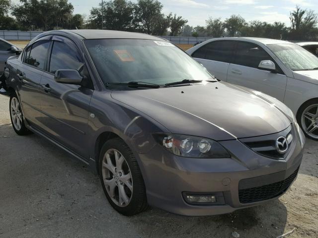 JM1BK323481821863 - 2008 MAZDA 3 S GRAY photo 1