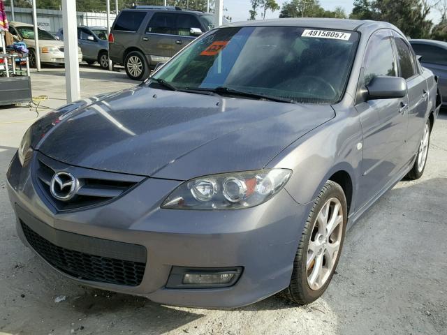 JM1BK323481821863 - 2008 MAZDA 3 S GRAY photo 2