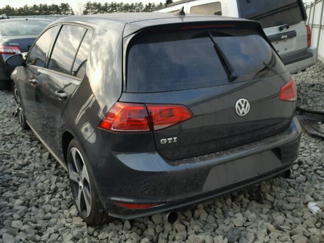 3VW5T7AU4HM032656 - 2017 VOLKSWAGEN GTI S CHARCOAL photo 3