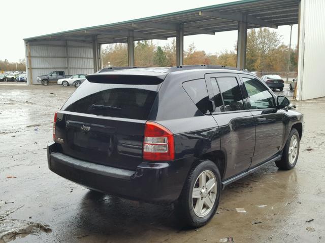 1J8FT47W57D185712 - 2007 JEEP COMPASS BLACK photo 4