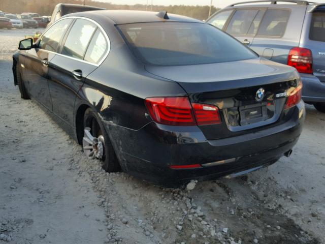 WBAFR7C53BC267874 - 2011 BMW 535 I BLACK photo 3