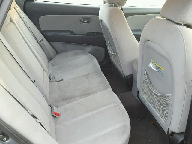 KMHDU4AD0AU185073 - 2010 HYUNDAI ELANTRA BL GRAY photo 6