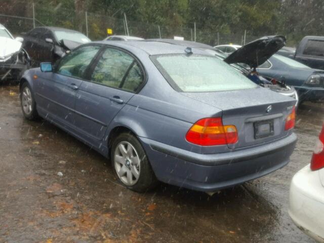 WBAET37464NJ46447 - 2004 BMW 325 I BLUE photo 3