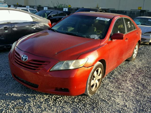 4T1BE46K59U398530 - 2009 TOYOTA CAMRY BASE RED photo 2