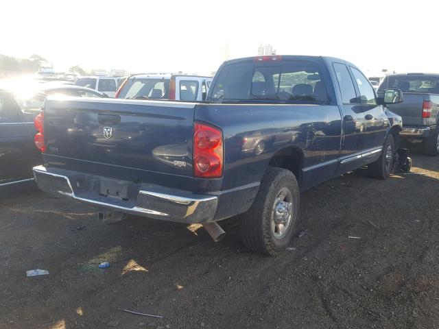 3D7KR28A78G235368 - 2008 DODGE RAM 2500 S ლურჯი ფოტო 4