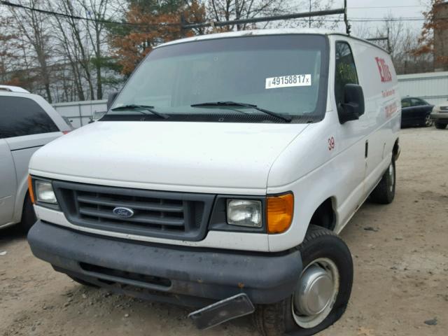 1FTNE24W85HA94736 - 2005 FORD ECONOLINE WHITE photo 2