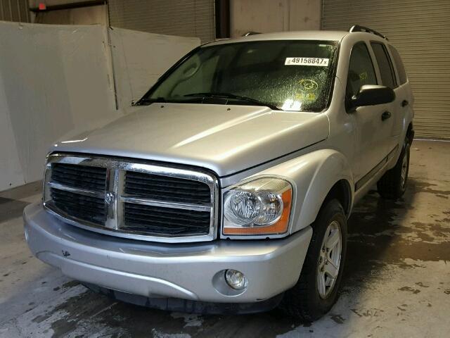 1D4HB48N36F128827 - 2006 DODGE DURANGO SL SILVER photo 2