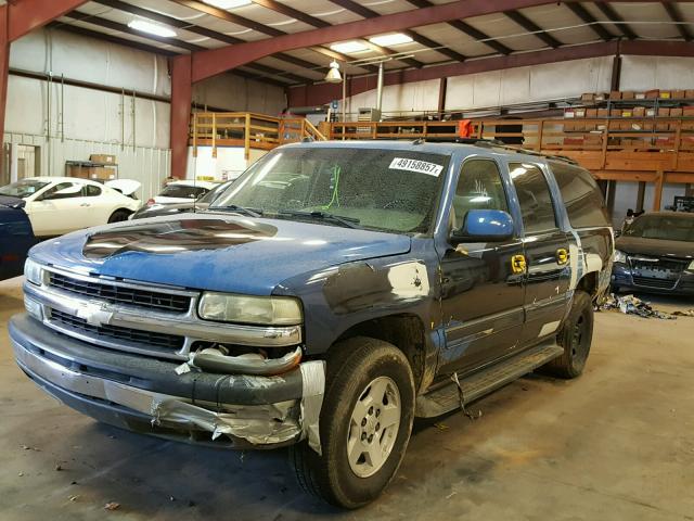 1GNEC16Z25J115622 - 2005 CHEVROLET SUBURBAN C BLUE photo 2