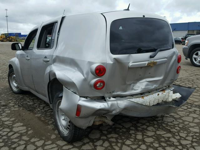 3GNDA13D58S631387 - 2008 CHEVROLET HHR LS Plata foto 3